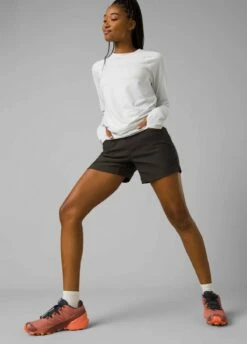 Prana Halle E-Waist Short II - Women's -BackcountryGear Whop 1971701 DARKIRON ALT 8 46855.1675878429