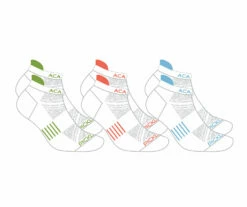 Acacia Performance Socks - Ankle Length (White)