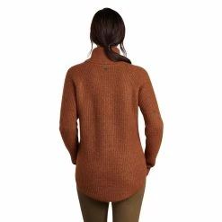 KUHL Sienna Sweater - Women's (Fall 2022) -BackcountryGear Whop 4411 sienna sweater copper back rsz 80463.1676589261