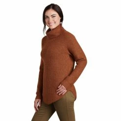 KUHL Sienna Sweater - Women's (Fall 2022) -BackcountryGear Whop 4411 sienna sweater copper side rsz 47247.1676589261