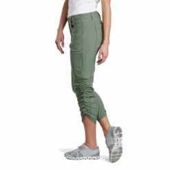 KUHL Trekr Pant - Women's -BackcountryGear Whop 6235 trekr pant olive side pdp photo rsz 36639.1677010879