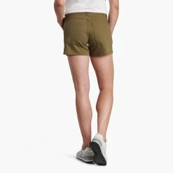 KUHL Kontour Short 4 Inch - Women's (Spring 2022) -BackcountryGear Whop 6376 kontour short 4in olive back rsz 24667.1645316736