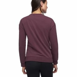 Black Diamond Basis Crew - Women's (Spring 2020) -BackcountryGear Whop 752321 5002 wbasiscrew plum om back 14376.1676320811