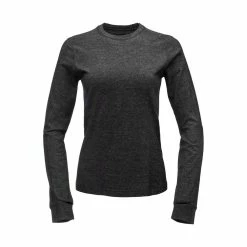 Black Diamond Solution 150 Merino Baselayer Crew - Women's -BackcountryGear Whop 760021 0002 wsolution150merinobasecrw black 76391.1626822950