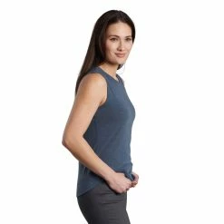 KUHL Konstance Tank - Women's -BackcountryGear Whop 8477 konstance tank metalblue side pdp photo rsz 37549.1677021654