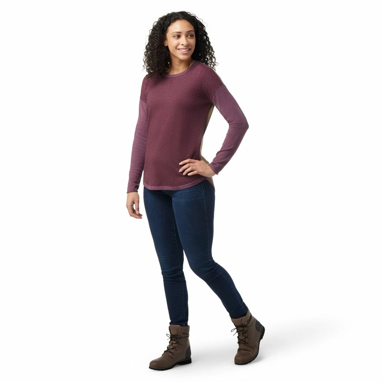 Smartwool Shadow Pine Colorblock Sweater - Women's (Fall 2022) 5 Smartwool Shadow Pine Colorblock Sweater - Women's (Fall 2022) - Image 5