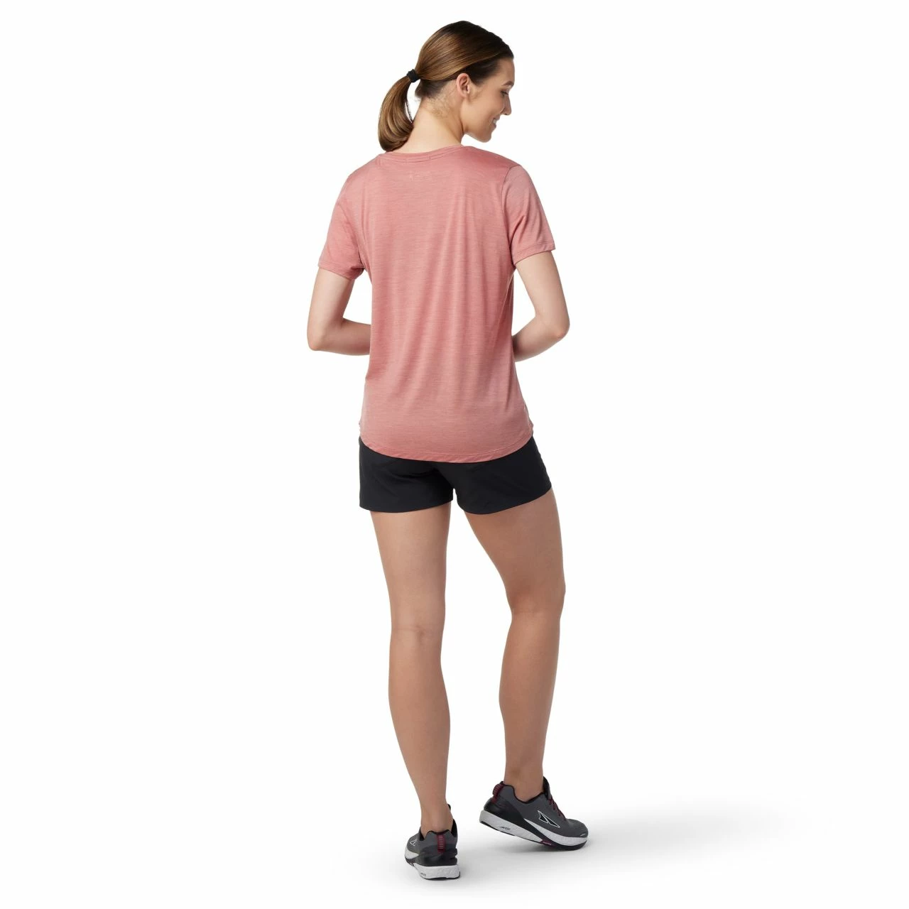 Smartwool Merino Sport 120 V-Neck Short Sleeve - Women's (Spring 2022) 6 Smartwool Merino Sport 120 V-Neck Short Sleeve - Women's (Spring 2022) - Image 6