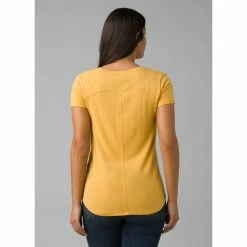 Prana Foundation Short Sleeve V Neck - Women's (Spring 2022) -BackcountryGear Whop W11170142 BIRCHHEATHER ALT 2 rsz 59034.1644208740