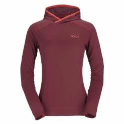 Rab Force Hoody - Women's -BackcountryGear Whop Womens Force Hoody DeepHeather QBL 10 DEH rsz 03200.1675298516