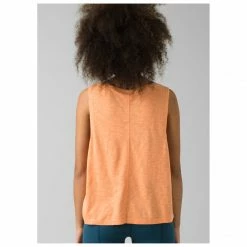 Prana Chez Tank - Women's (Spring 2021) -BackcountryGear Whop cantaloupe prana chez tank tank top detail 3 rsz 19517.1653092179