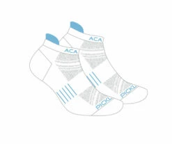 Acacia Performance Socks - Ankle Length (White) -BackcountryGear Whop pair ankle blue