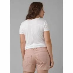 Prana Foundation Short Sleeve V Neck - Women's (Spring 2022) -BackcountryGear Whop w11170142 white alt 2foundationssvneck rsz 90639.1644208737
