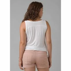 Prana Foundation Scoop Neck Tank - Women's (Spring 2021) -BackcountryGear Whop w11170143 white alt 2foundationscooptank rsz 32880.1626823238